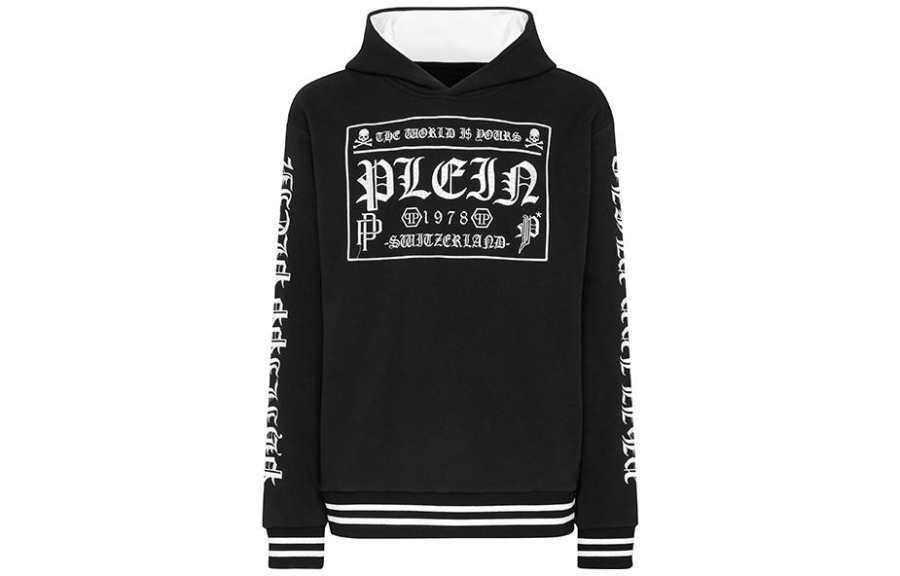 PHILIPP PLEIN 【Previous Season】logo-print pullover hoodie