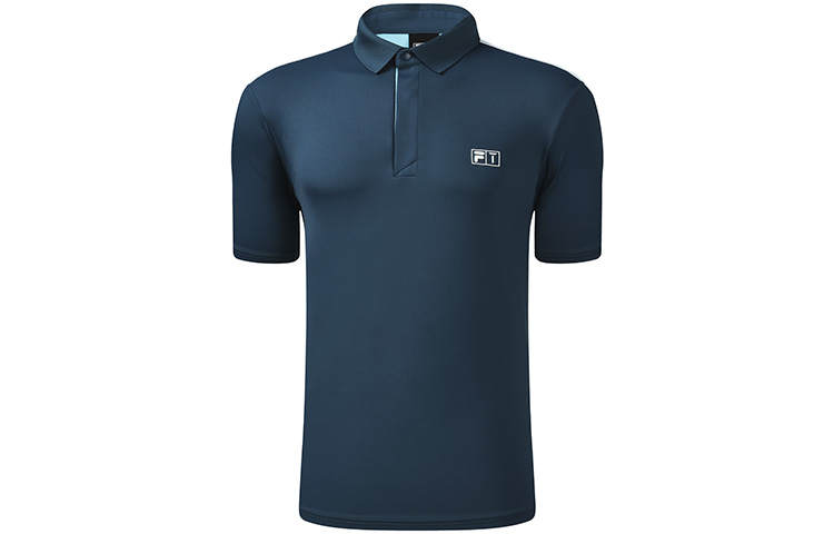 FILA Athletics Polo Shirts Men's All Over Print Polo Collar Moderate Straight Fit