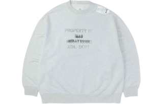 MADNESS Sweatshirts Men's White Crew Neck Moderate Regular
