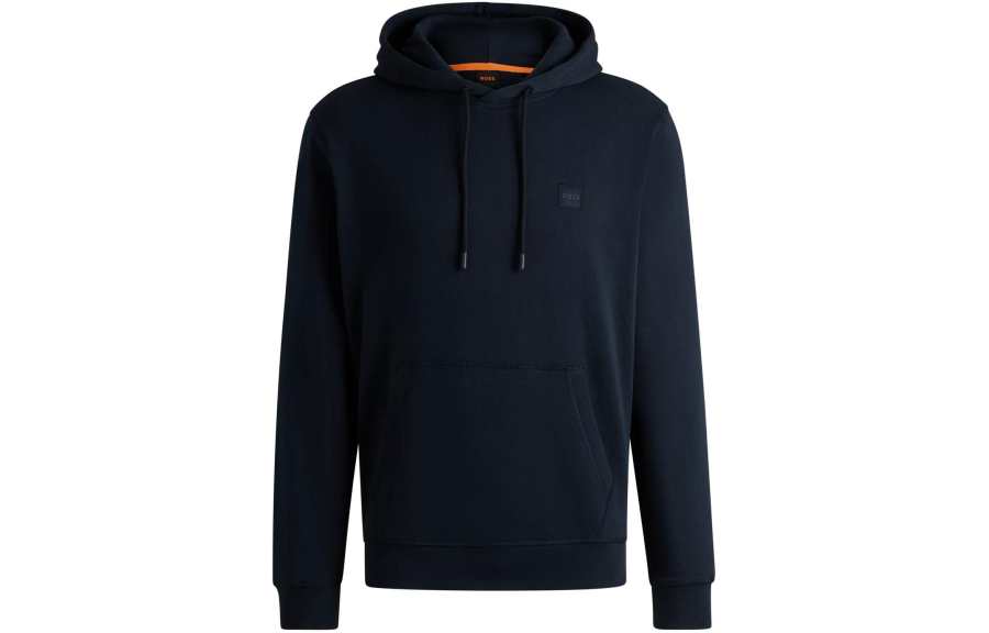 HUGO BOSS Boss HUGO BOSS Logo Patch Drawstring Hoodie