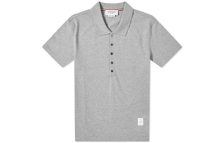 THOM BROWNE THOM BROWNE Short-sleeve Cotton Polo Shirt