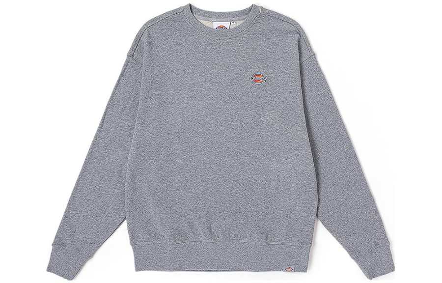 Dickies Dickies Sweatshirts Unisex Medium Feather Gray Crew Neck Moderate Regular