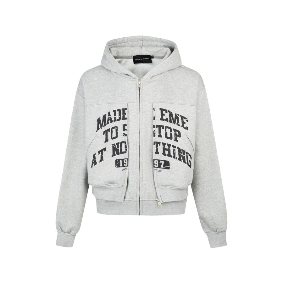 MADE EXTREME Sweatshirts Unisex Hooded Moderate Cardigan