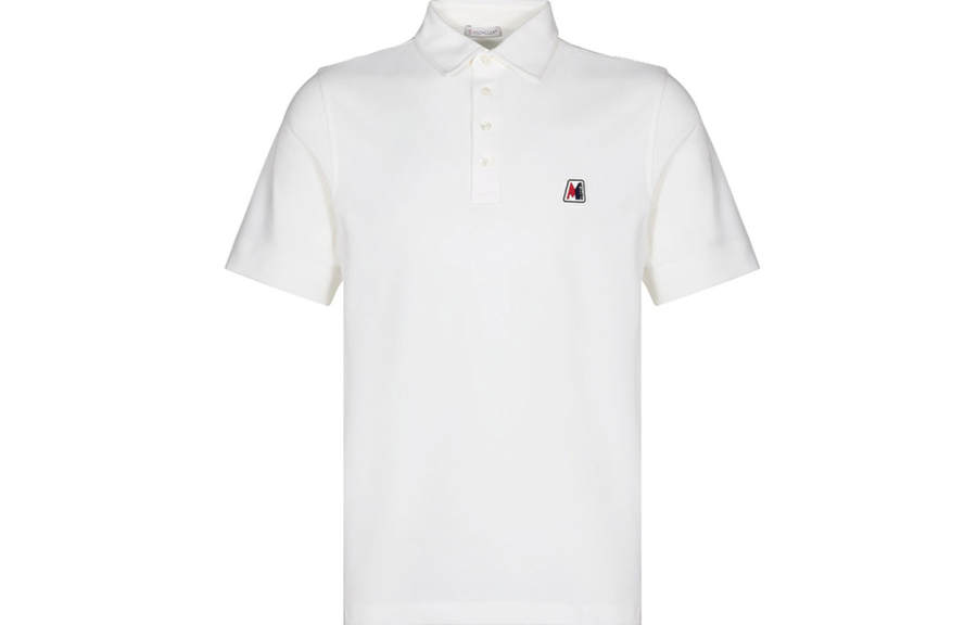 Moncler Polo Shirts Men's White Polo Collar Moderate Other