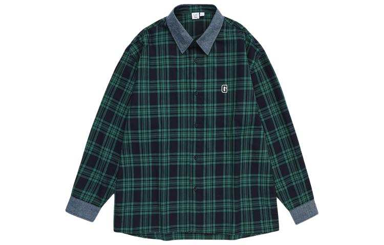 GAP Shirts Unisex Green Pointed Collar Moderate Other