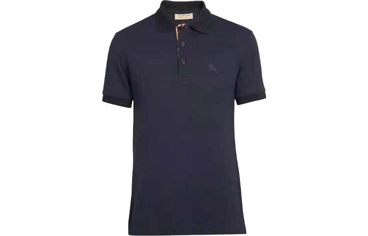 Burberry Polo Shirt Men's Dark Blue