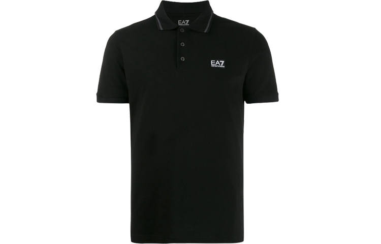 EMPORIO ARMANI EA7 Polo Shirt Men's Black