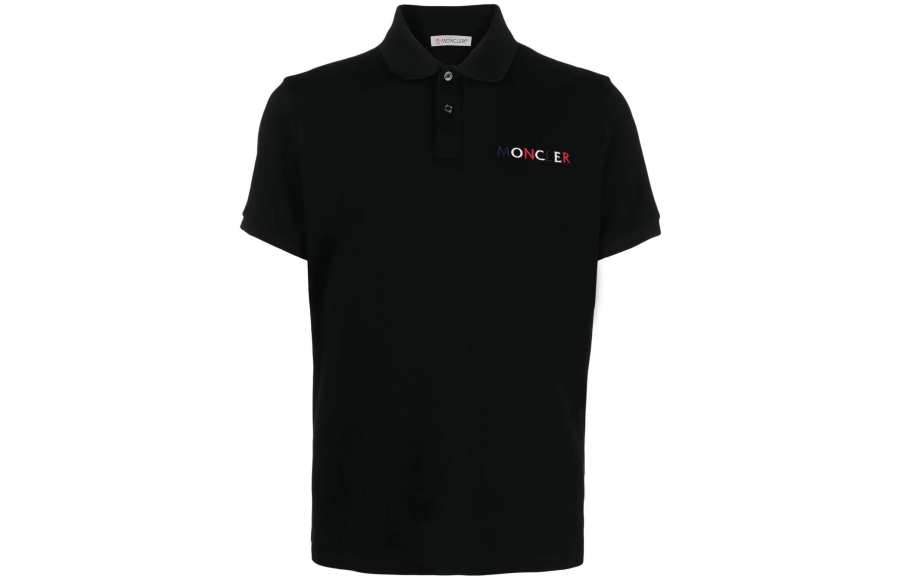 Moncler SS22 Polo Shirt Men's Black