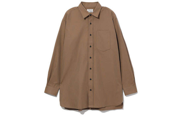 Acne Studios Acne Studios Shirts Men's Camel Lapel Moderate Other