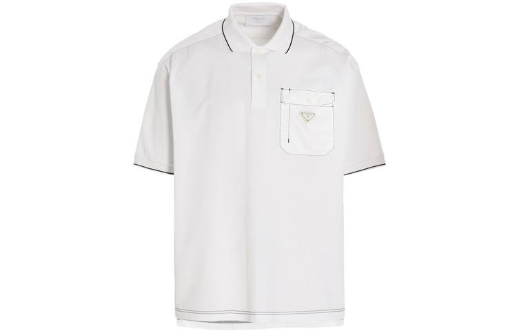 PRADA PRADA SS22 Polo Shirt Men's White