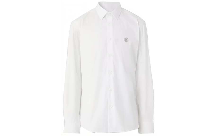 Burberry Shirts Men's White Lapel Moderate