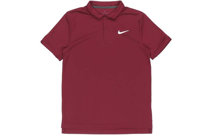 Nike Nike Polo Shirts Men's Burgundy Polo Collar Moderate Straight Fit