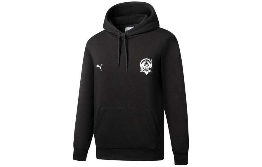 PUMA PUMA Sweatshirts Men's Black Hooded Moderate Regular