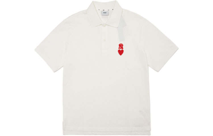 MLB MLB Base Logo Polo Shirt Men's Ivory White