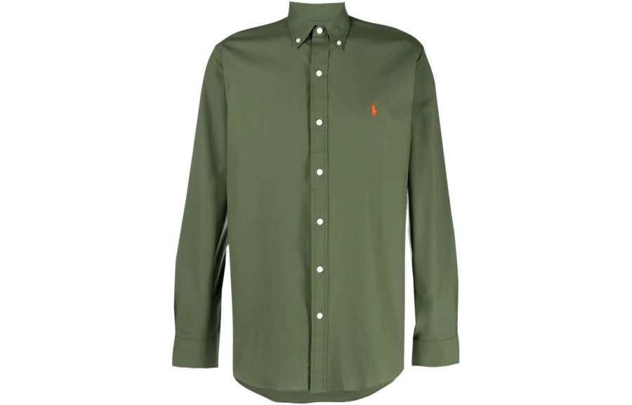 Polo Ralph Lauren logo-embroidered linen shirt