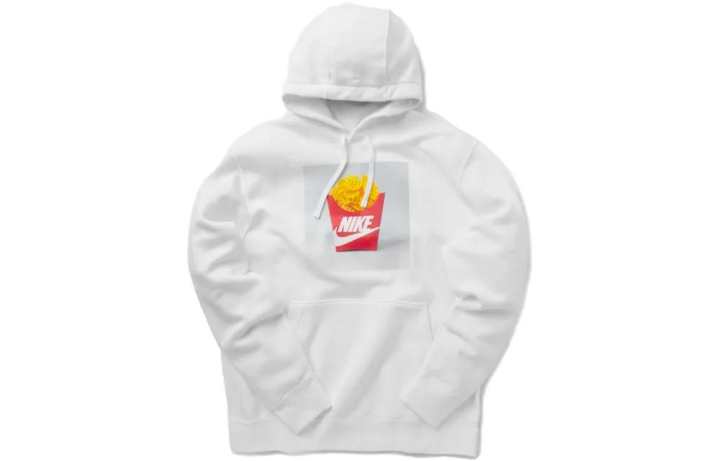 Nike Nike Sweatshirts Men's White Hooded Moderate Other