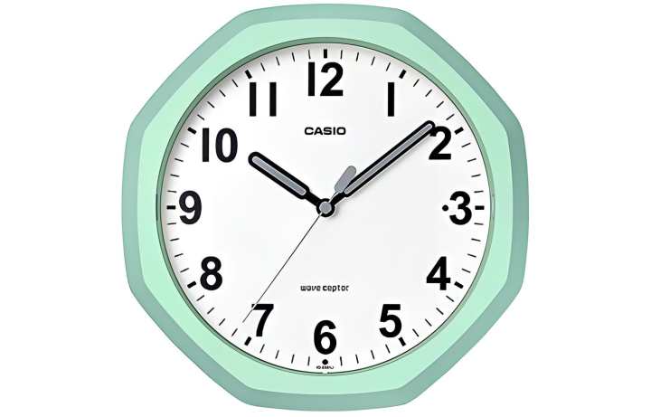CASIO CASIO Quartz Movement Resin Wall Clock Unisex White