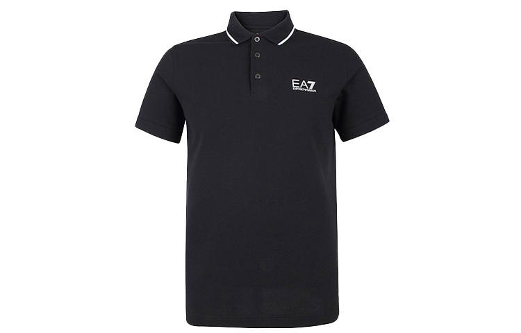 EMPORIO ARMANI EA7 SS22 Polo Shirt Men's Blue