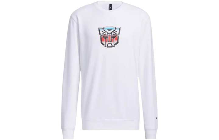 Adidas Adidas X TRANSFORMERS Sweatshirts Men's White Crew Neck Moderate Regular
