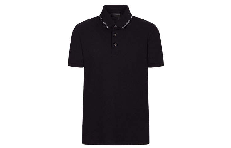 EMPORIO ARMANI Polo Shirt Men's Black