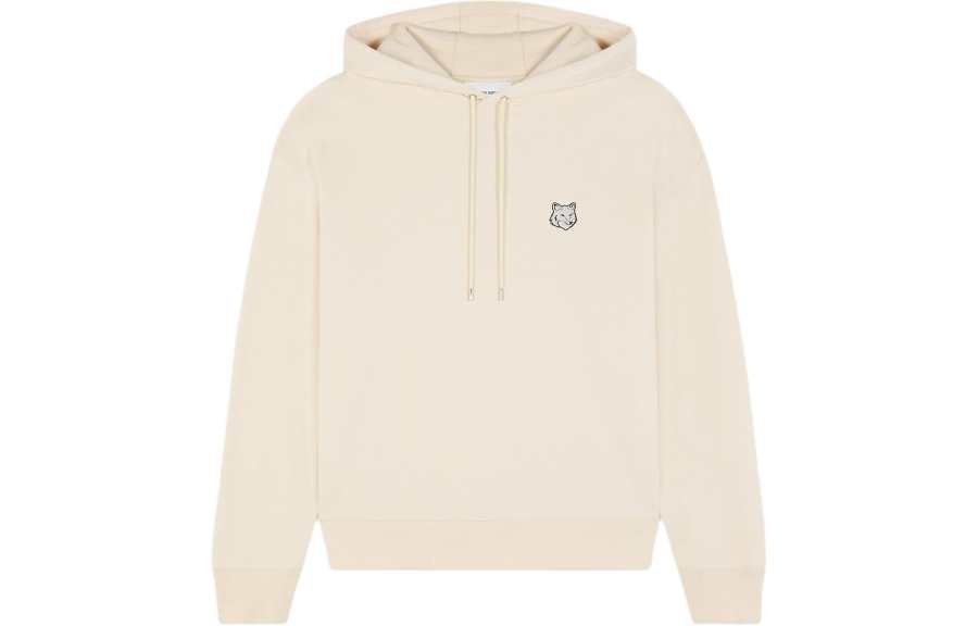 Maison Kitsune Maison Kitsuné Fox Head Patch Drawstring Hoodie