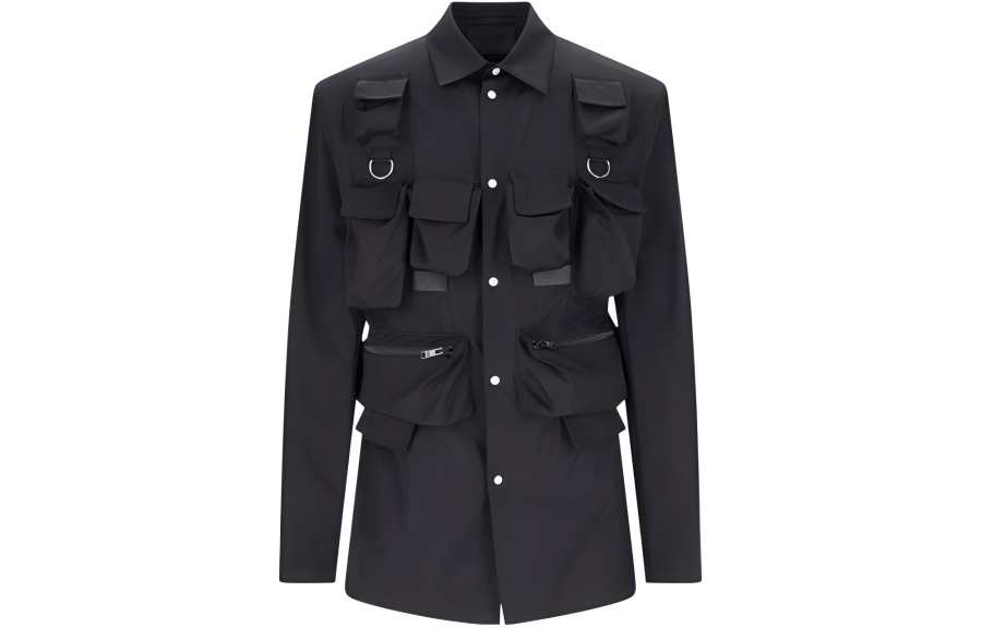Prada 2020s single-breasted shirt jacket