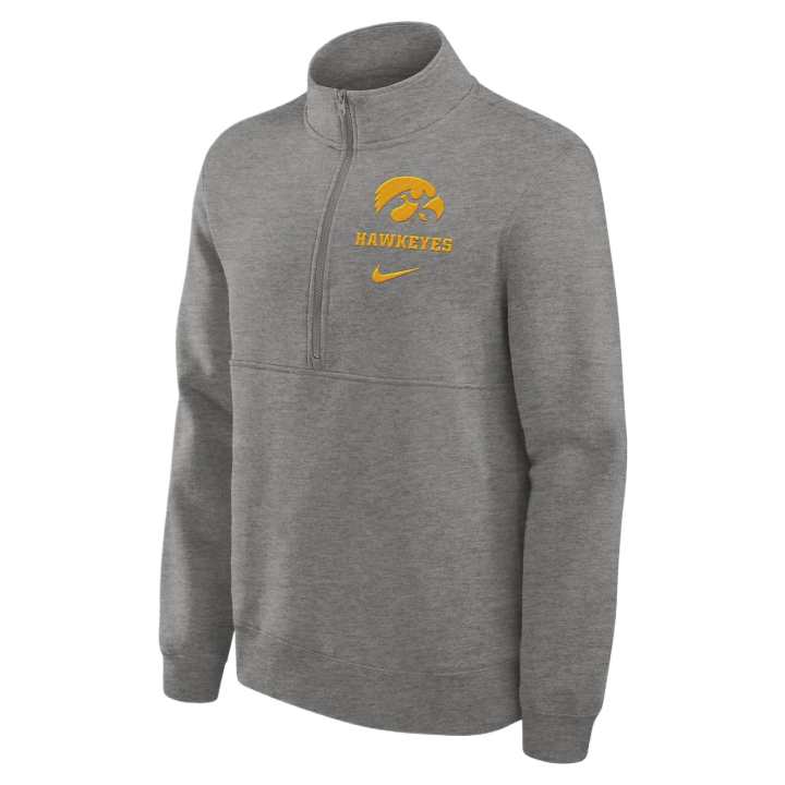 Nike Nike Iowa Hawkeyes Primetime Club Men's Nike College 1/2 Zip Crew