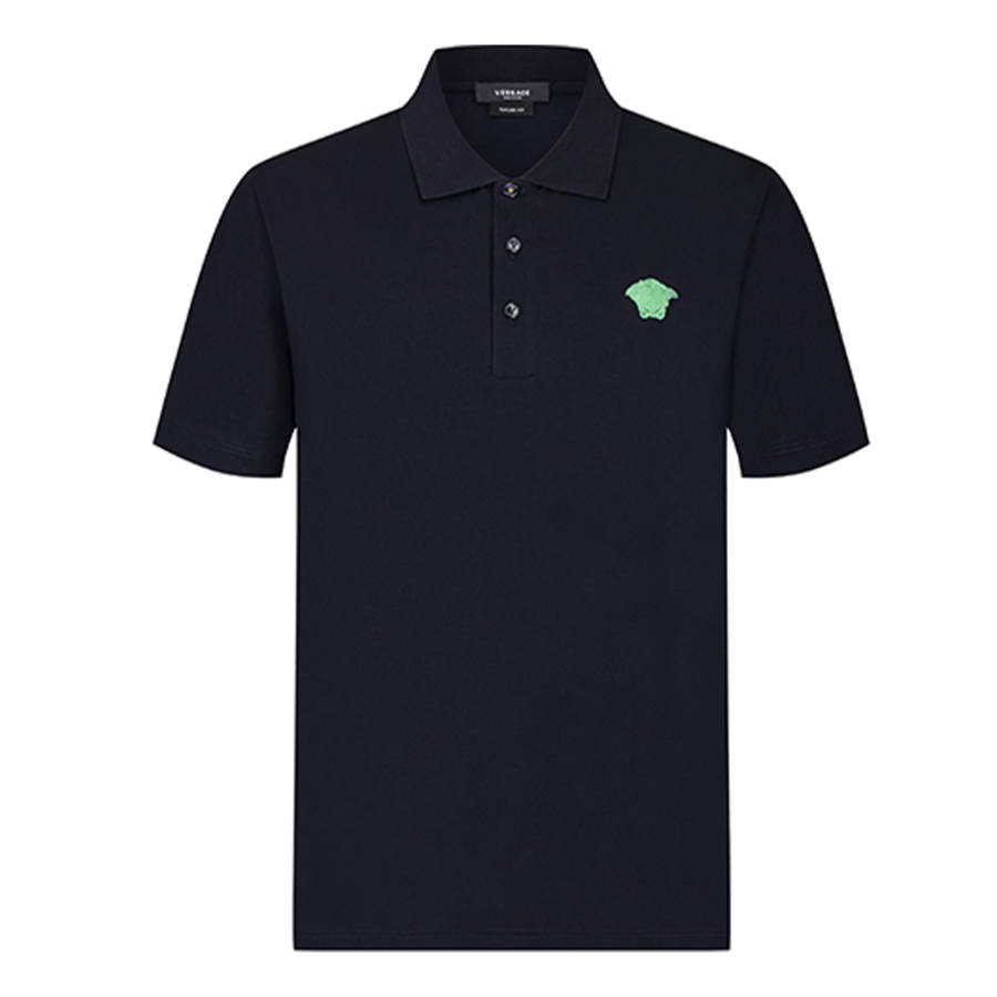 VERSACE VERSACE Polo Shirt Men's Navy Blue