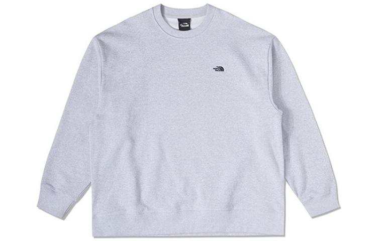 THE NORTH FACE Urban Exploration Sweatshirts Men's Gray Crew Neck Moderate Heavyweight