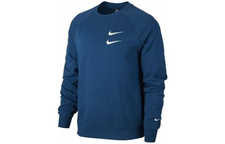 Nike Nike Sweatshirts Men's Blue Crew Neck Moderate Regular