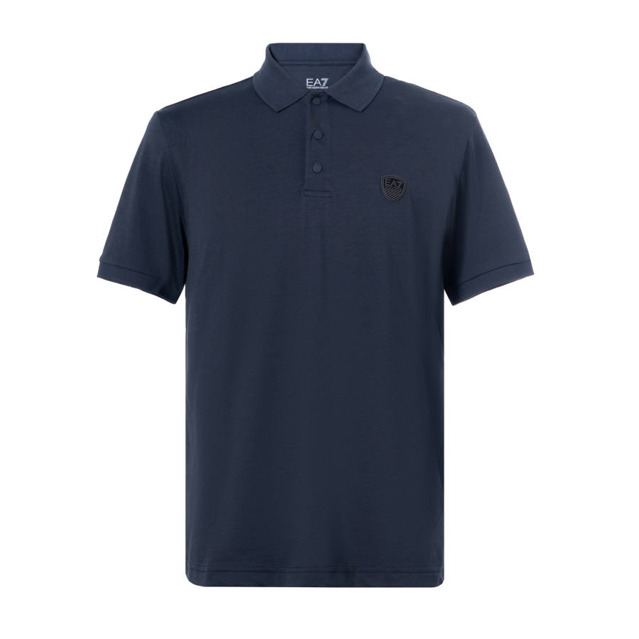 EMPORIO ARMANI EA7 FW21 Polo Shirt Men's Navy Blue