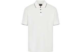 Giorgio Armani Piqué polo shirt in lisle cotton yarn