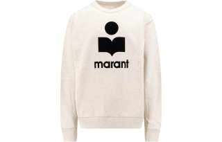 ISABEL MARANT Logo Flocked Crewneck Sweatshirt