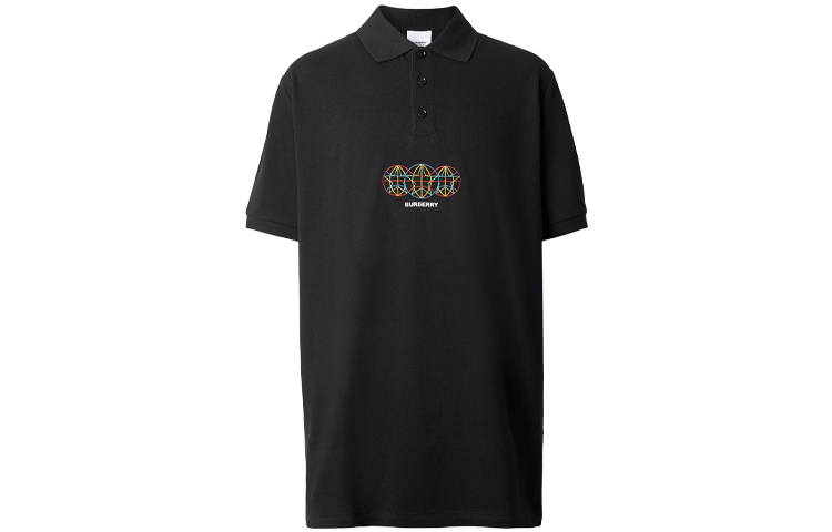 Burberry Polo Shirt Men's Black