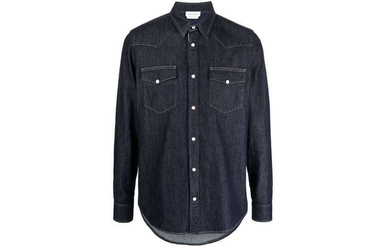 Alexander McQueen Alexander McQueen denim button-up shirt