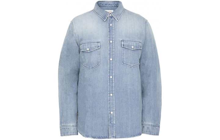 SAINT LAURENT SAINT LAURENT Buttoned Long Sleeved Denim Shirt