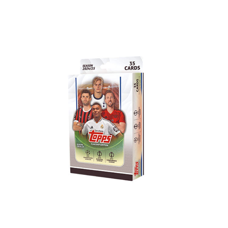 Topps 2024 25 Soccer Ball Topps Uefa Club Competitions Hanging Box Sports Cards Whole Box