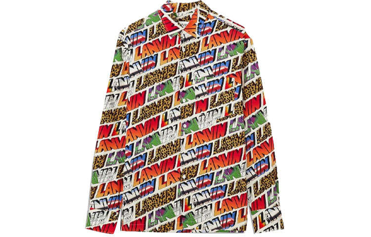 Lanvin Lanvin Shirts Men's Red Lapel Moderate Other