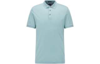 HUGO BOSS SS22 Polo Shirt Men's Blue Green