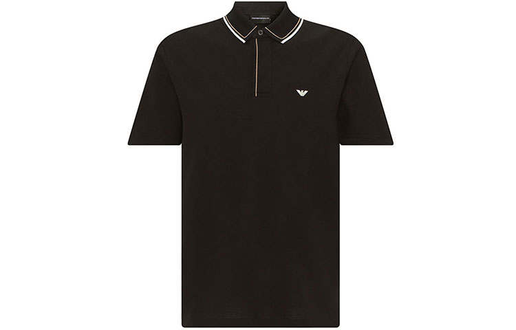 EMPORIO ARMANI SS22 Polo Shirt Men's Gray