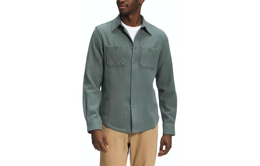 THE NORTH FACE Shirts Men's Green Moderate
