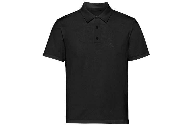 PRADA PRADA SS21 Polo Shirt Men's Black