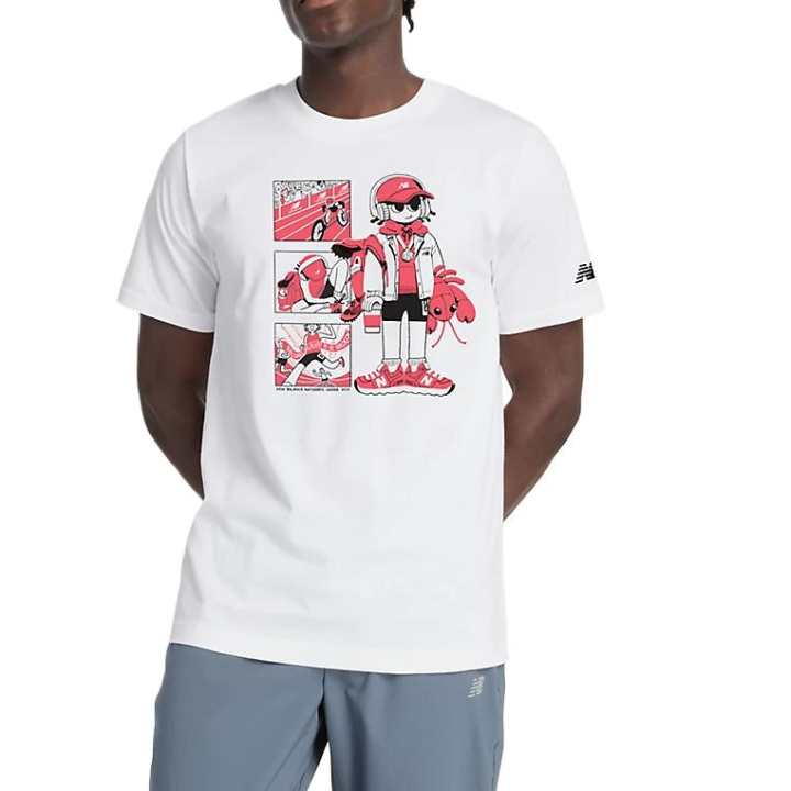 New Balance New Balance NB T Shirt Men's White
