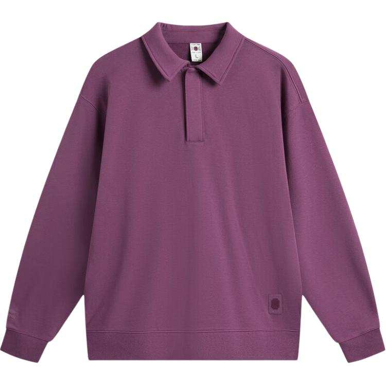 Li-Ning Li Ning Sweatshirt Men's Grape Fuchsia