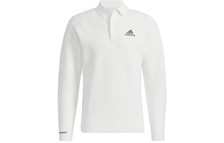 Adidas Adidas Polo Shirts Men's White Polo Collar Moderate Straight Fit
