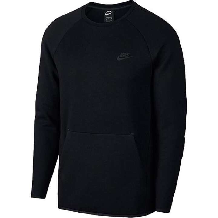 Nike Nike Sweatshirts Men's Black Crew Neck Moderate Regular