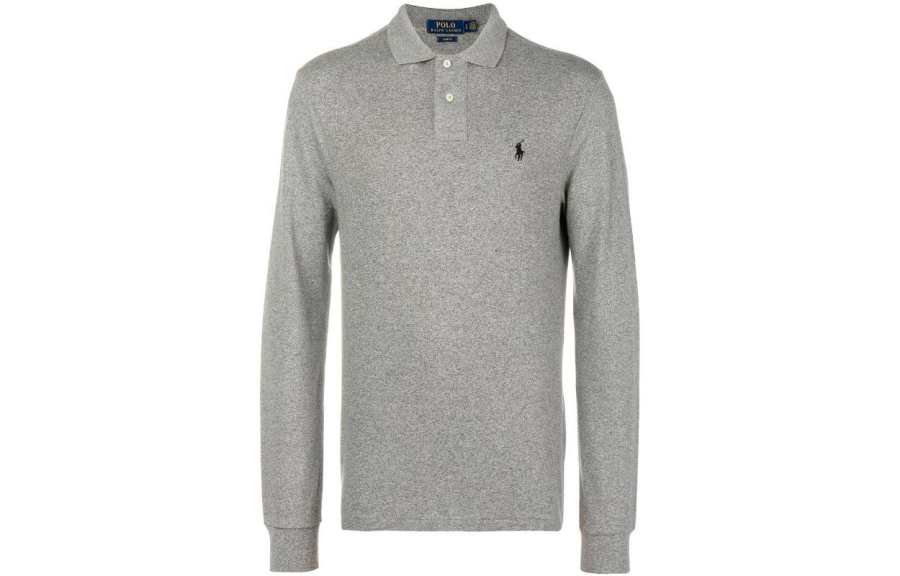 Polo Ralph Lauren Logo Embroidered Long Sleeved Polo Shirt
