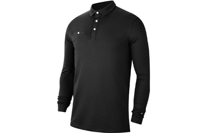 Nike Nike Polo Shirts Men's Black Polo Collar Moderate Straight Fit