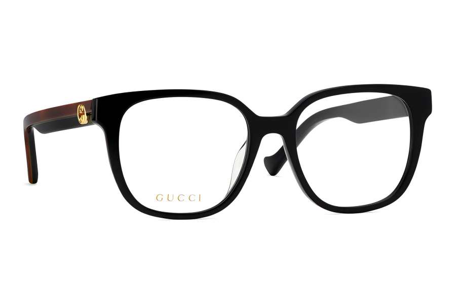 GUCCI GUCCI Square Eyeglass Frames Women's Black
