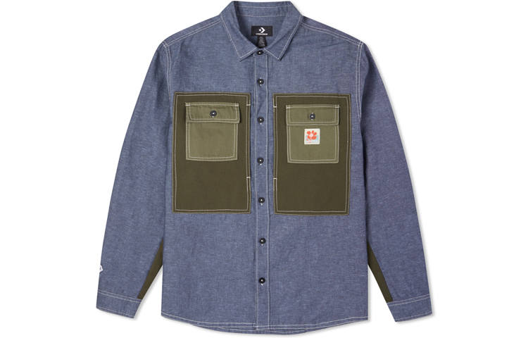 Converse Converse Shirt Men's Light Azure Blue